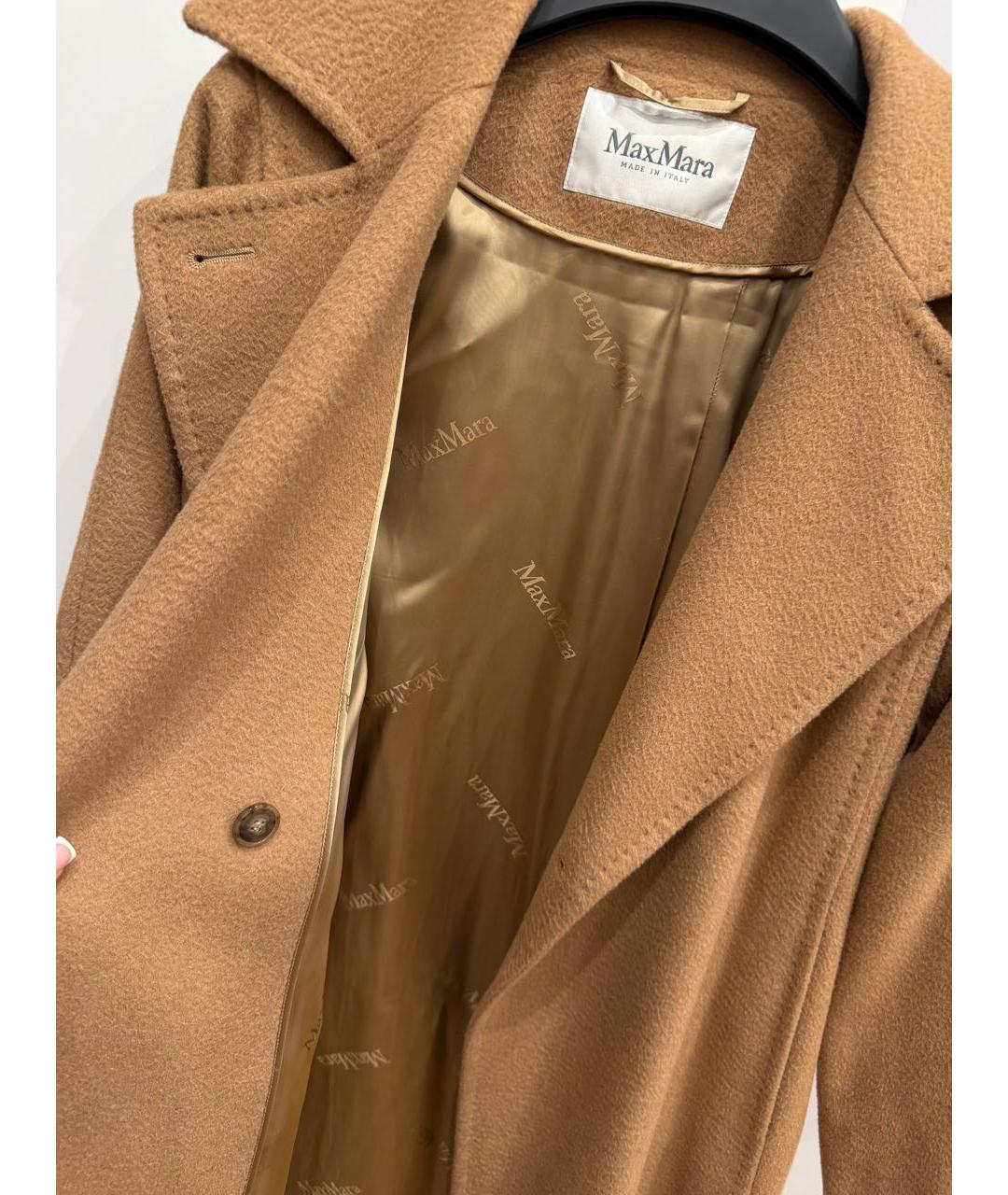 MAX MARA Бежевое шерстяное пальто, фото 6