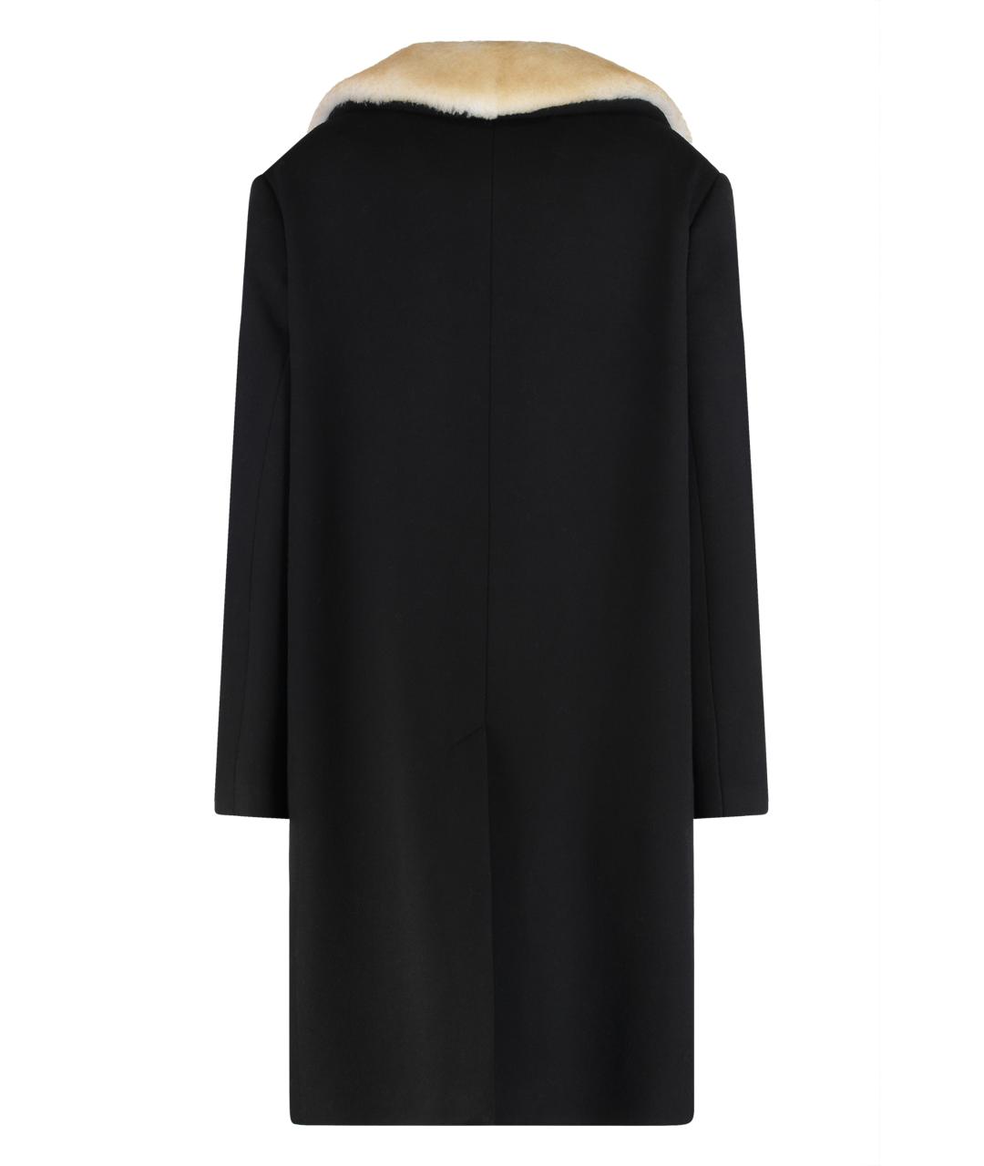 CELINE Черное кашемировое пальто, фото 2