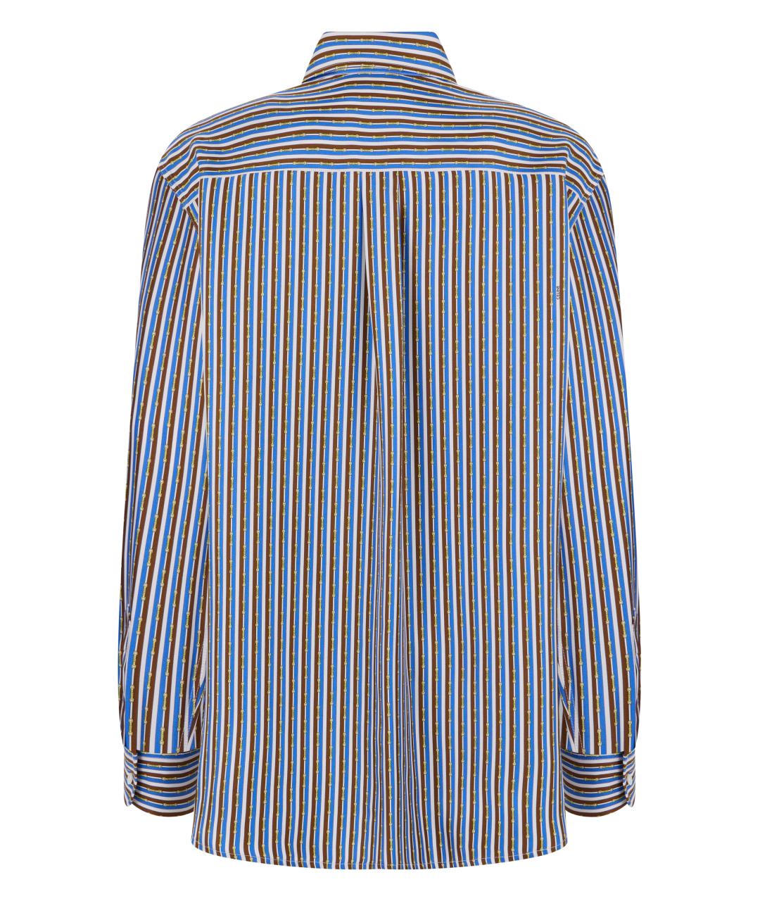 CELINE Мульти шелковая рубашка, фото 2