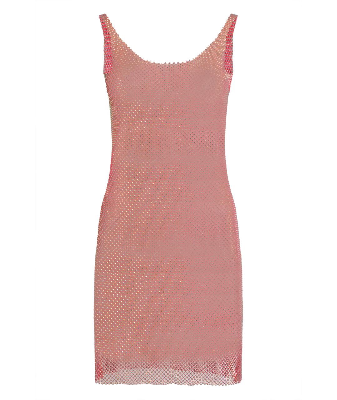 SANTA BRANDS Розовое полиэстеровое платье, фото 1