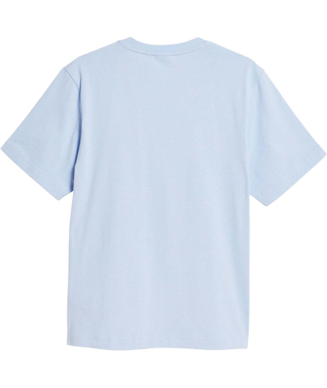 ADIDAS Голубая футболка, фото 2