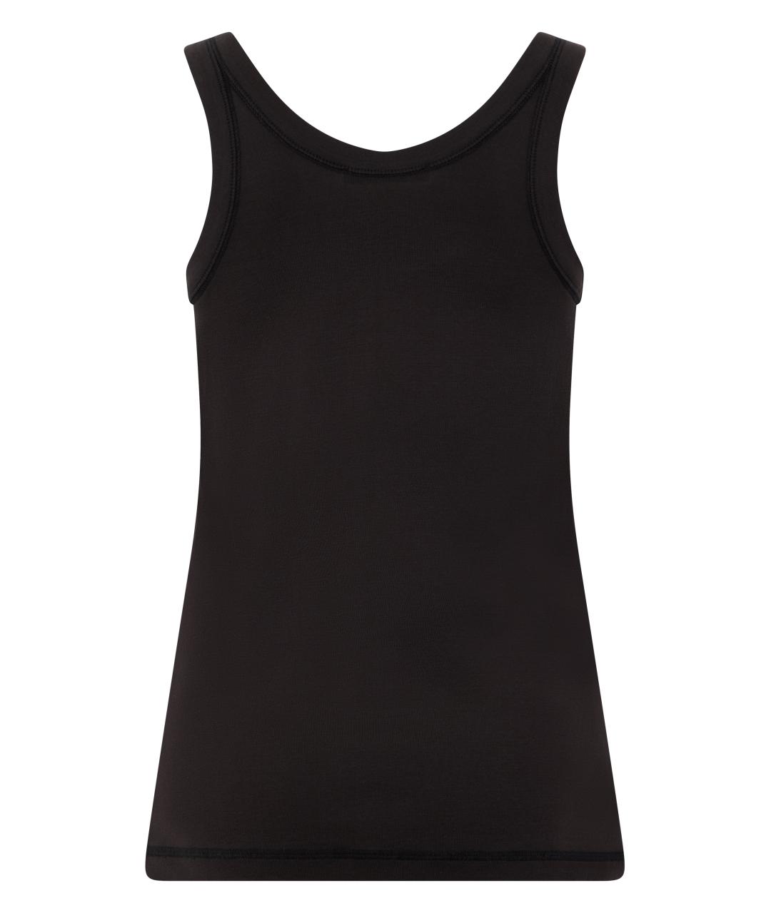 LEMAIRE Черная хлопковая майка, фото 2