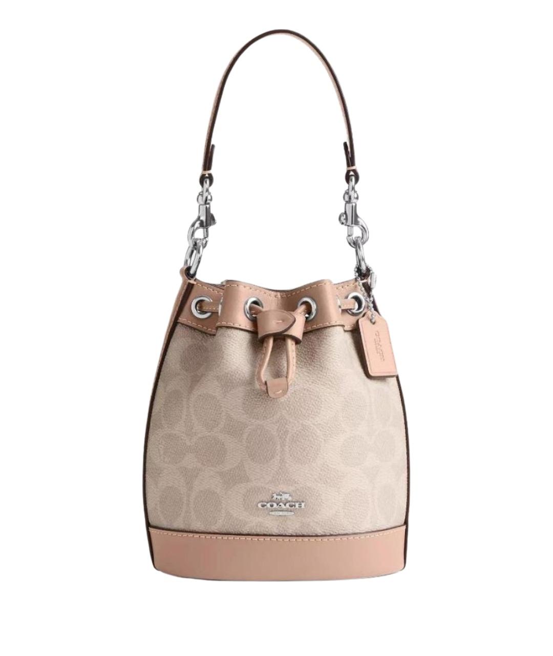 COACH Бежевая сумка через плечо, фото 1
