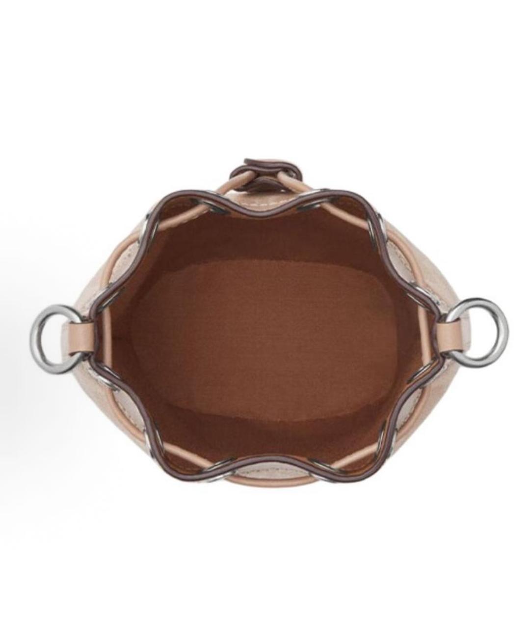 COACH Бежевая сумка через плечо, фото 3