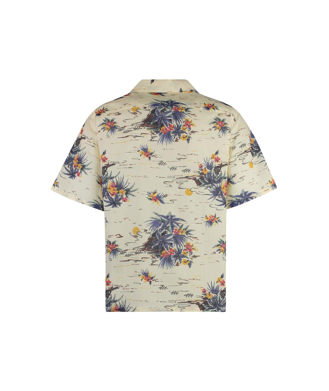 PRADA Бежевая хлопковая кэжуал рубашка, фото 2