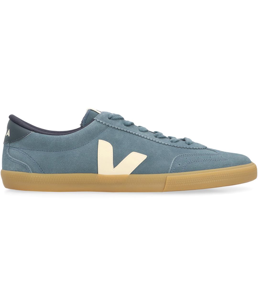 VEJA Синие замшевые низкие кроссовки / кеды, фото 2