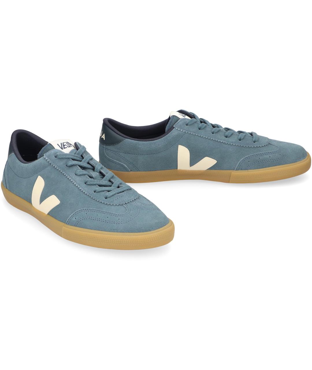VEJA Синие замшевые низкие кроссовки / кеды, фото 3