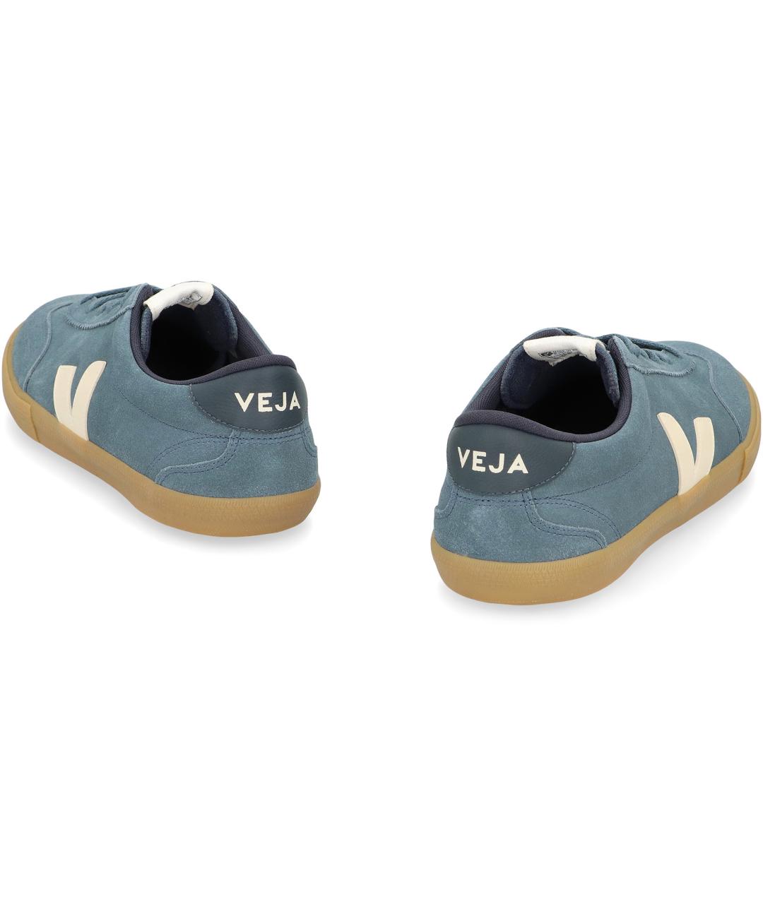 VEJA Синие замшевые низкие кроссовки / кеды, фото 4