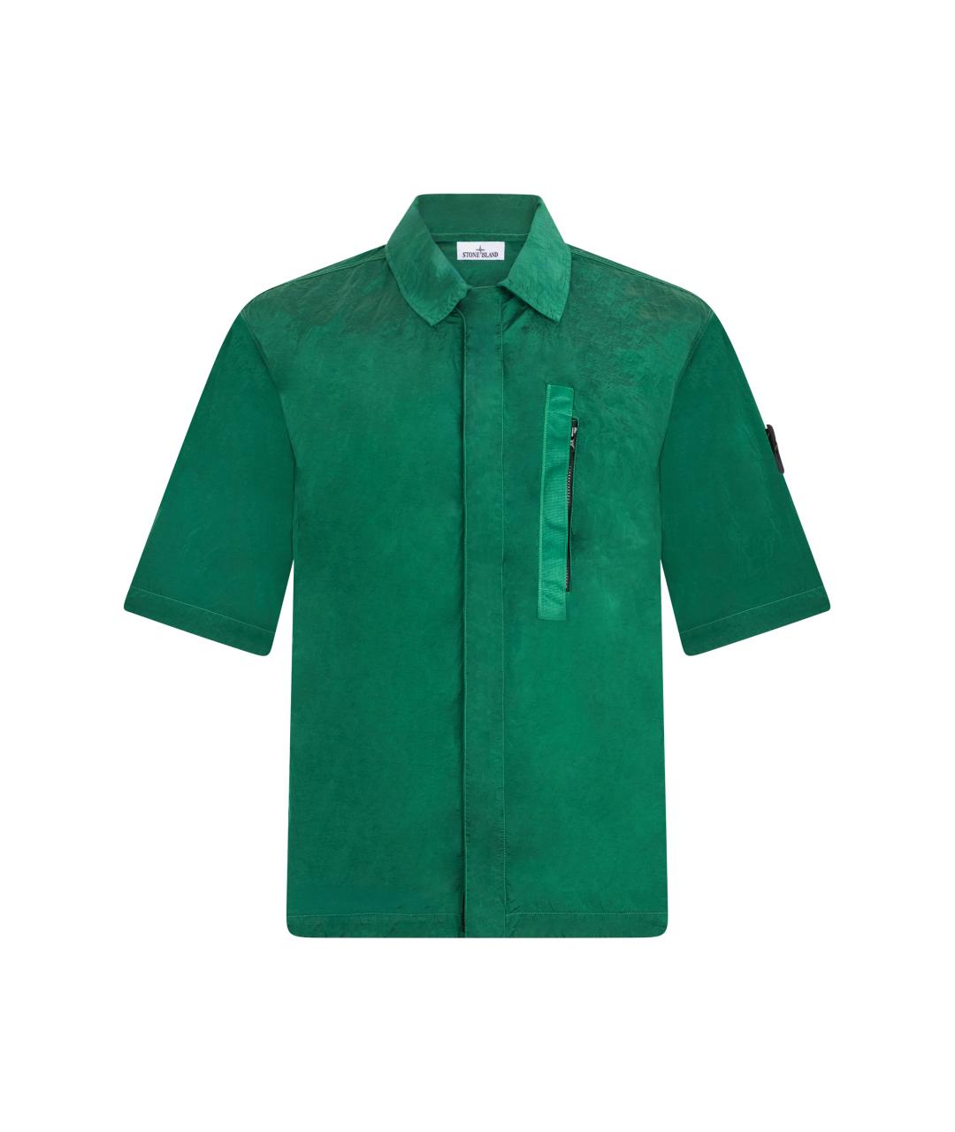 STONE ISLAND Зеленая кэжуал рубашка, фото 1