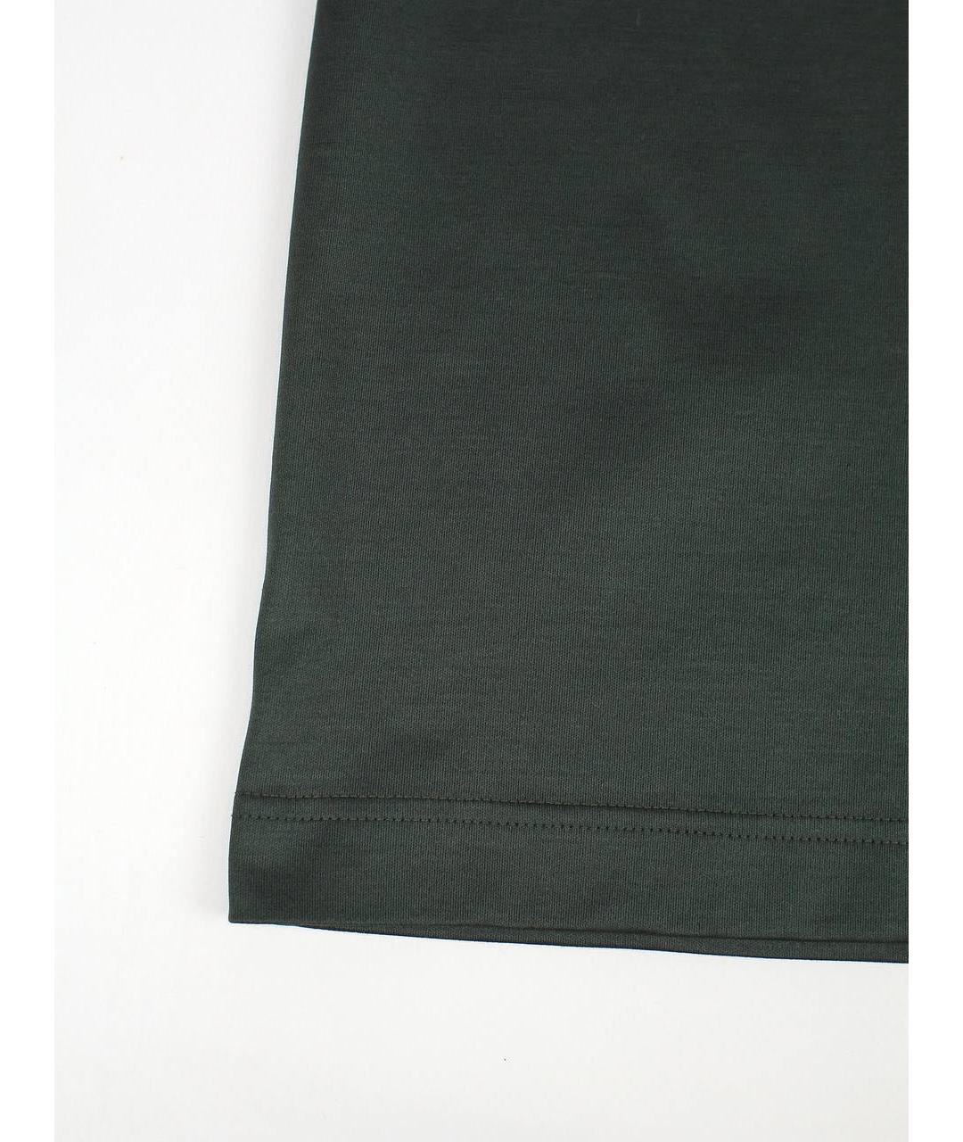 ZILLI Зеленая хлопковая футболка, фото 8