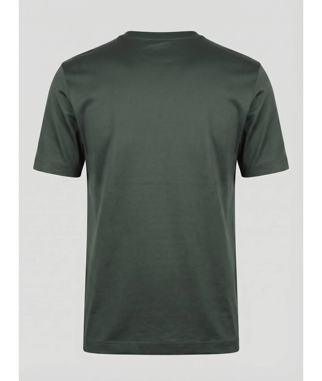 ZILLI Зеленая хлопковая футболка, фото 2