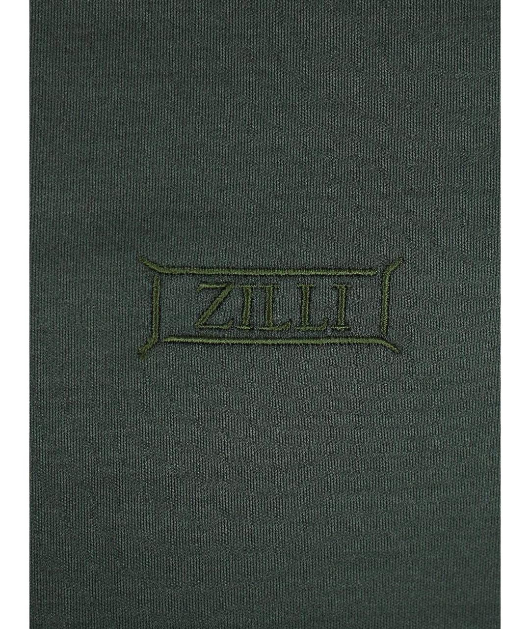ZILLI Зеленая хлопковая футболка, фото 3