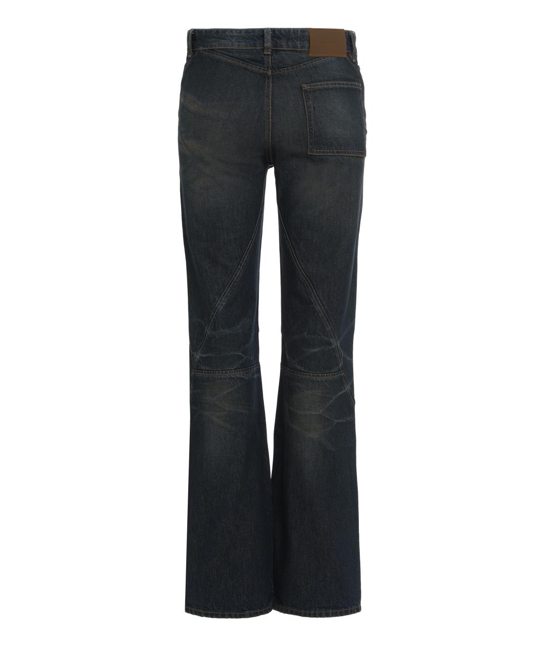 OUR LEGACY Синие хлопковые джинсы клеш, фото 2