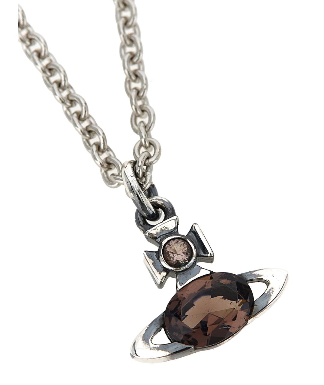 VIVIENNE WESTWOOD Серебряная металлическая подвеска, фото 2