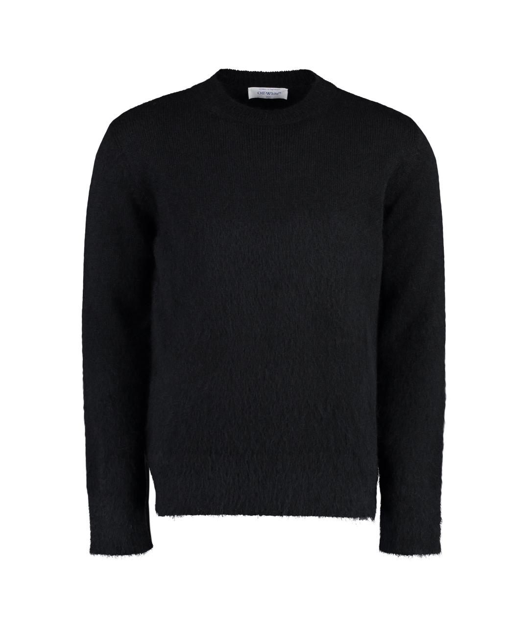 OFF-WHITE Черный шерстяной джемпер / свитер, фото 1
