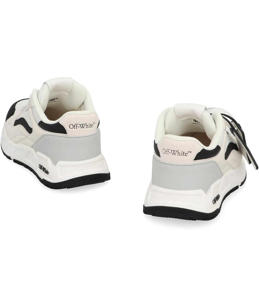 OFF-WHITE Белые кроссовки, фото 4