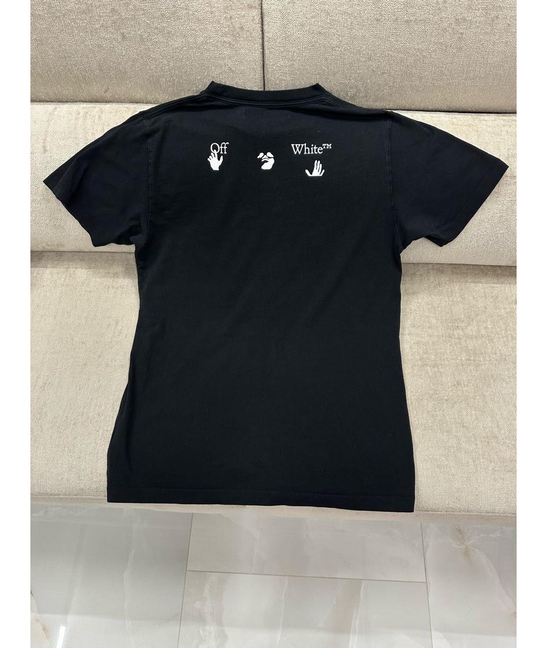 OFF-WHITE Черная футболка, фото 7