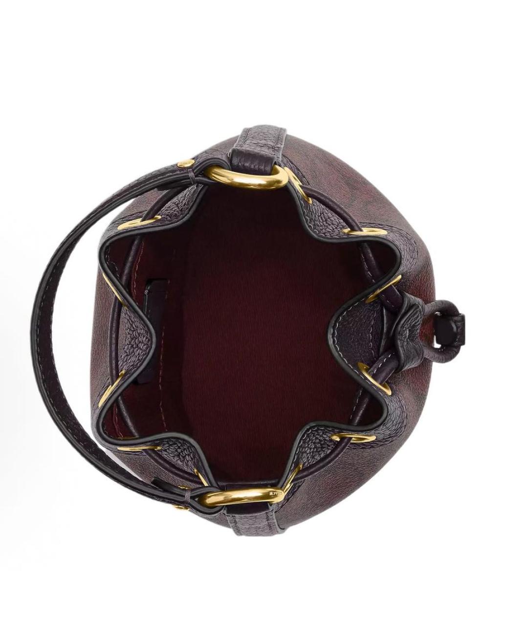 COACH Бордовая сумка через плечо, фото 3