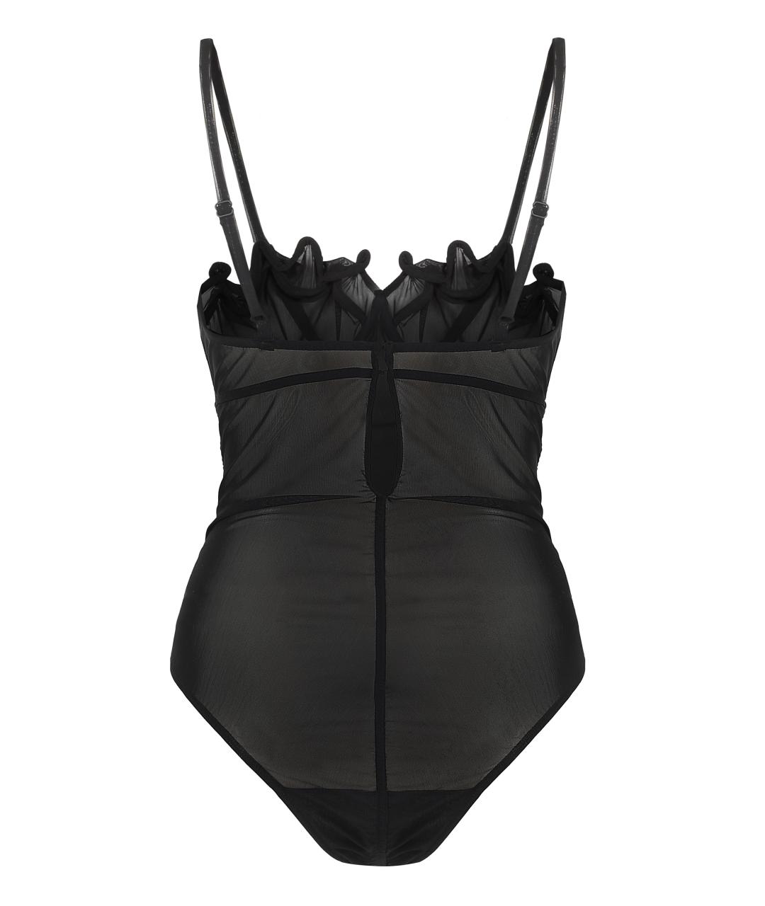 Y/PROJECT Черное полиамидовое боди, фото 2