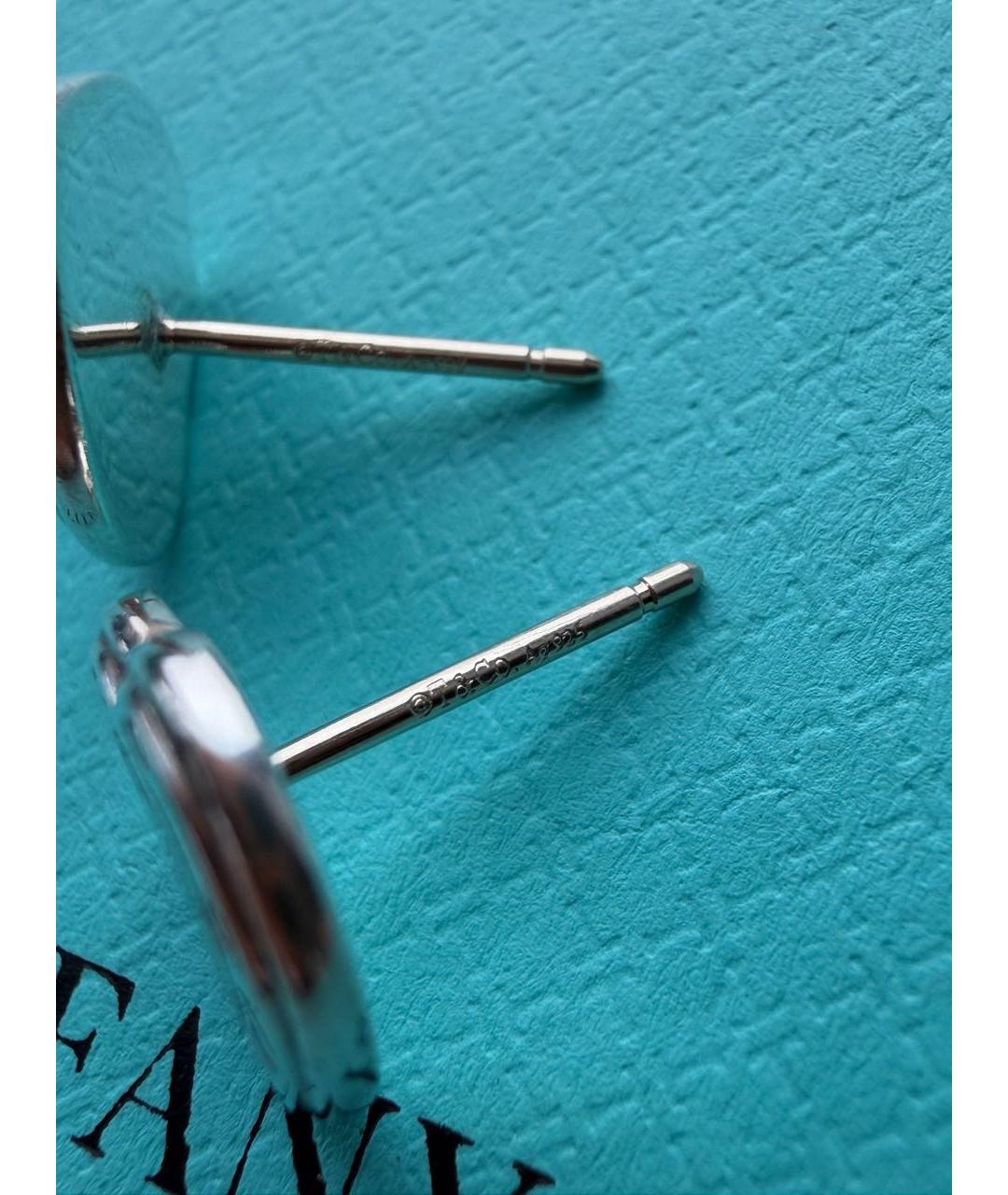 TIFFANY&CO Голубые серебряные серьги, фото 4