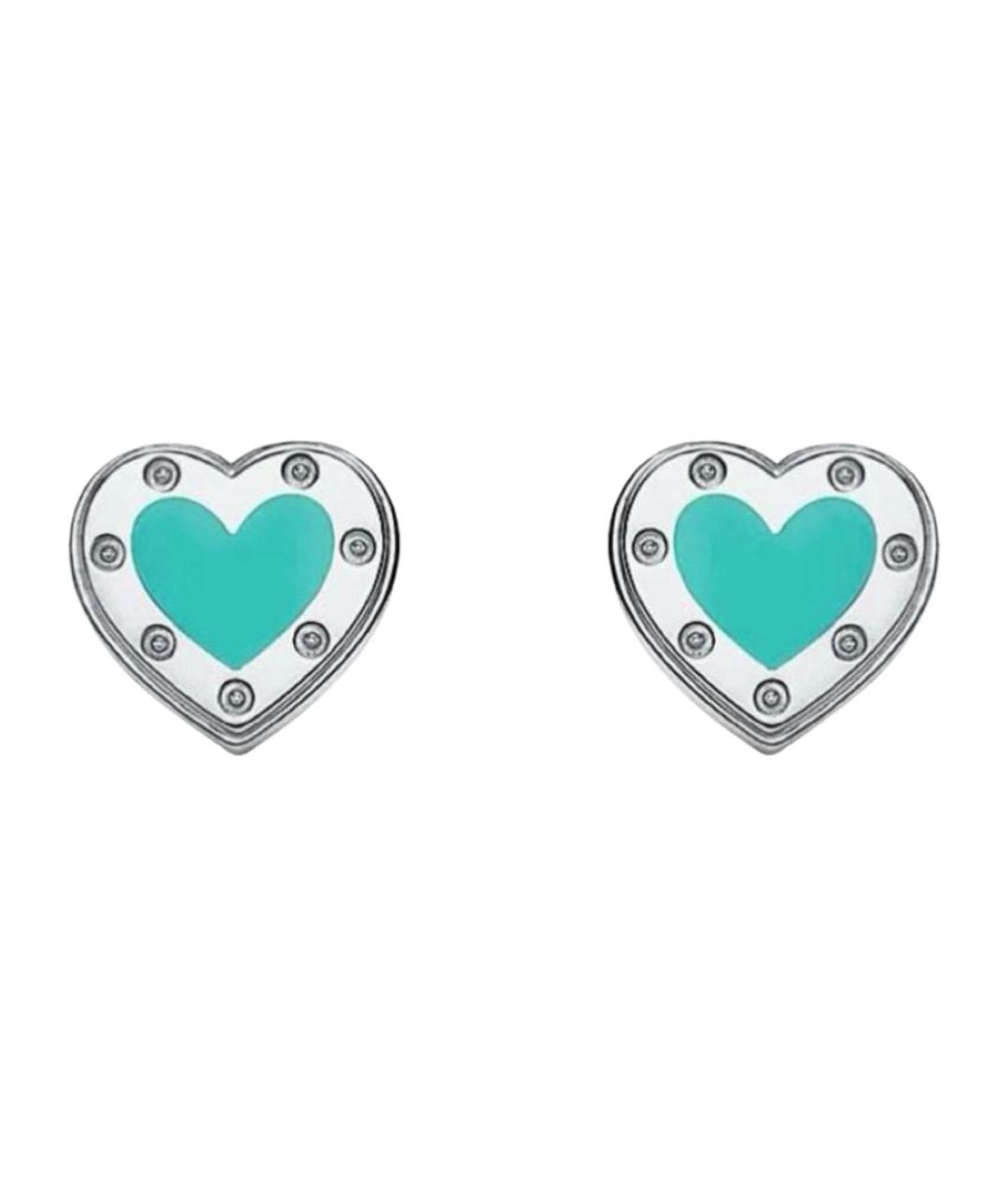 TIFFANY&CO Голубые серебряные серьги, фото 1