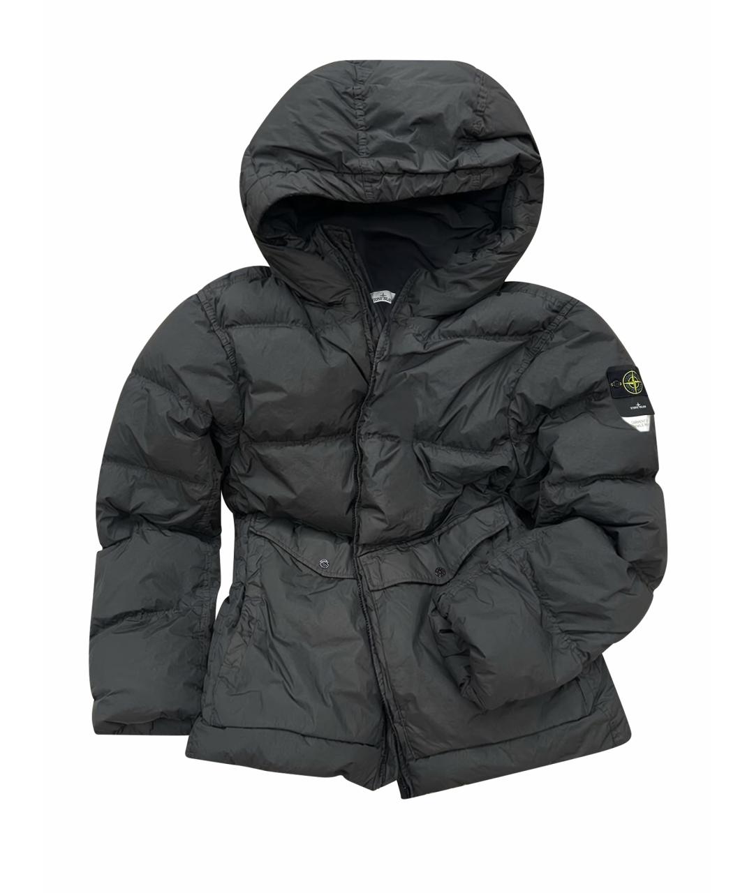 STONE ISLAND Серый пуховик, фото 1