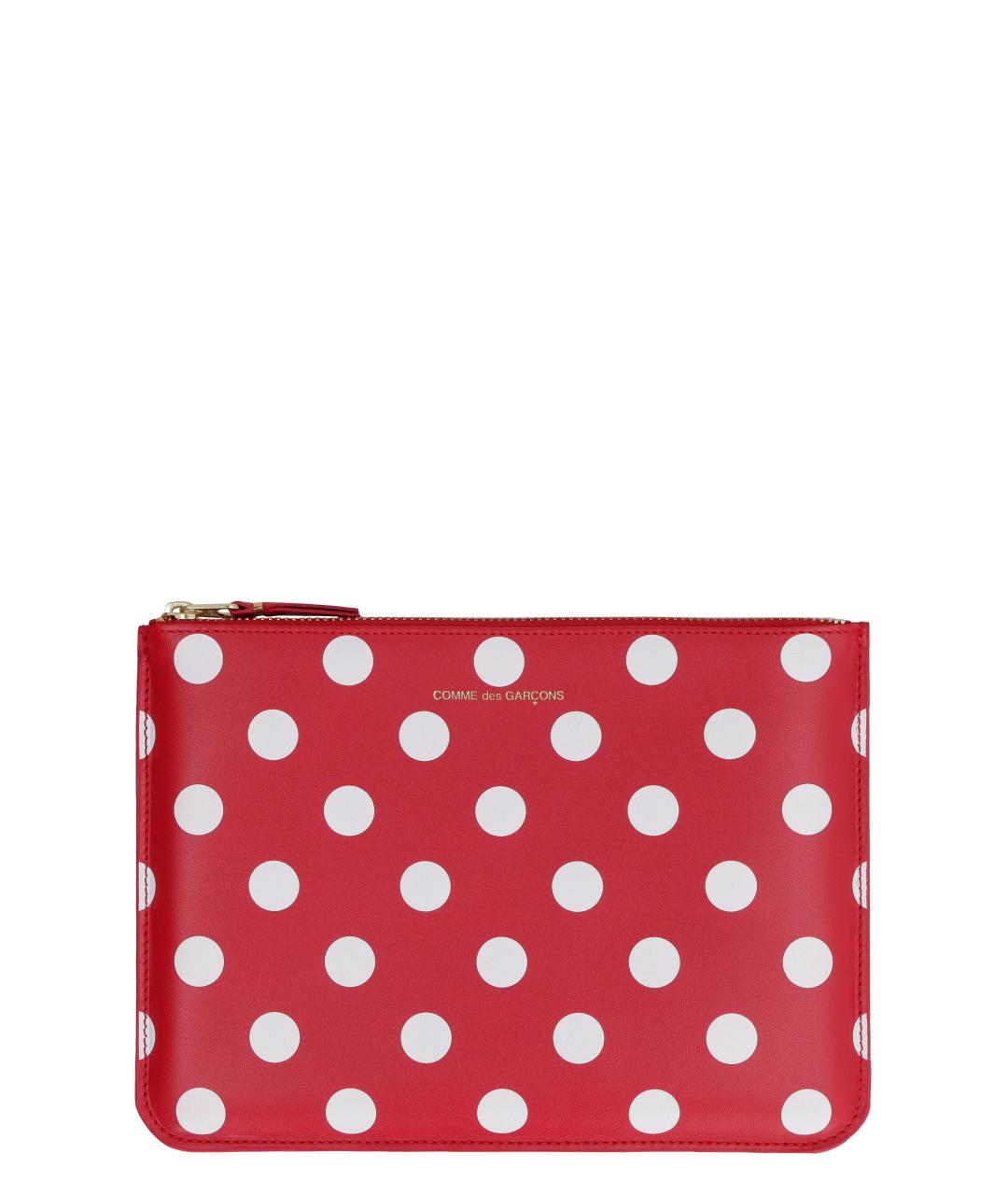 COMME DES GARÇONS WALLET Красная кожаная барсетка, фото 1