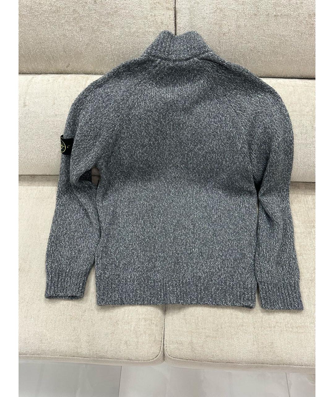 STONE ISLAND Серый кардиган, фото 8