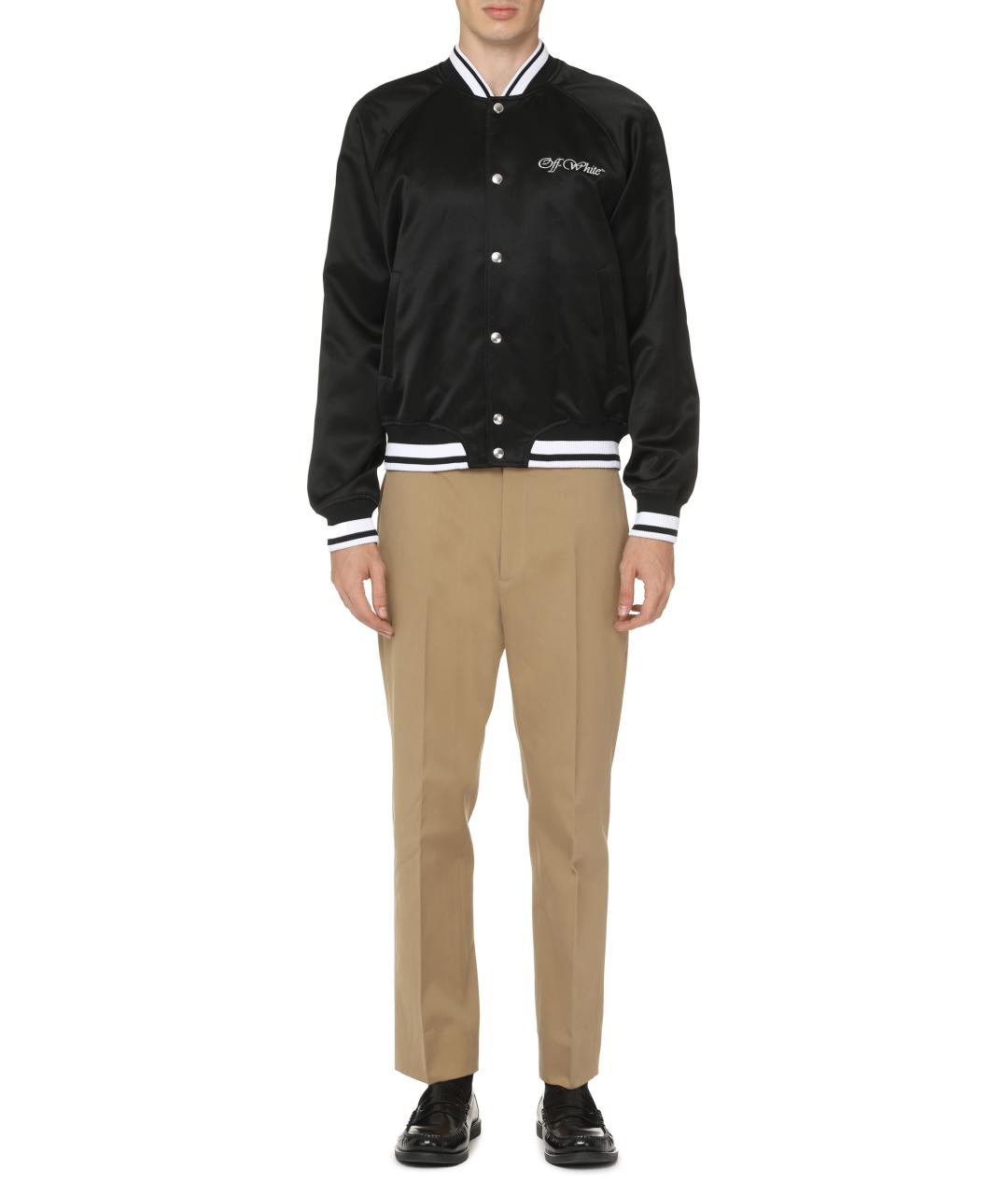 OFF-WHITE Черная вискозная куртка, фото 3