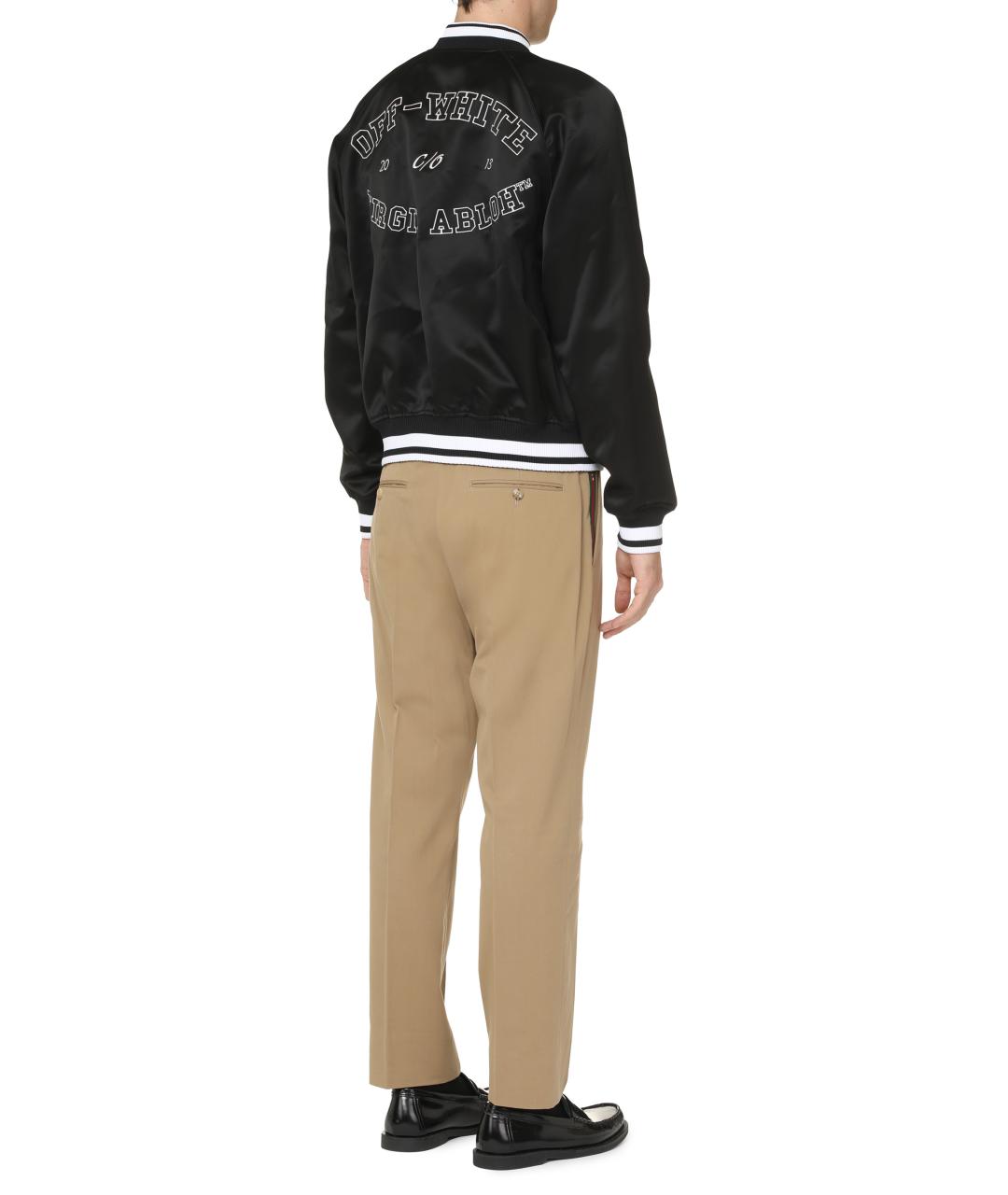 OFF-WHITE Черная вискозная куртка, фото 4