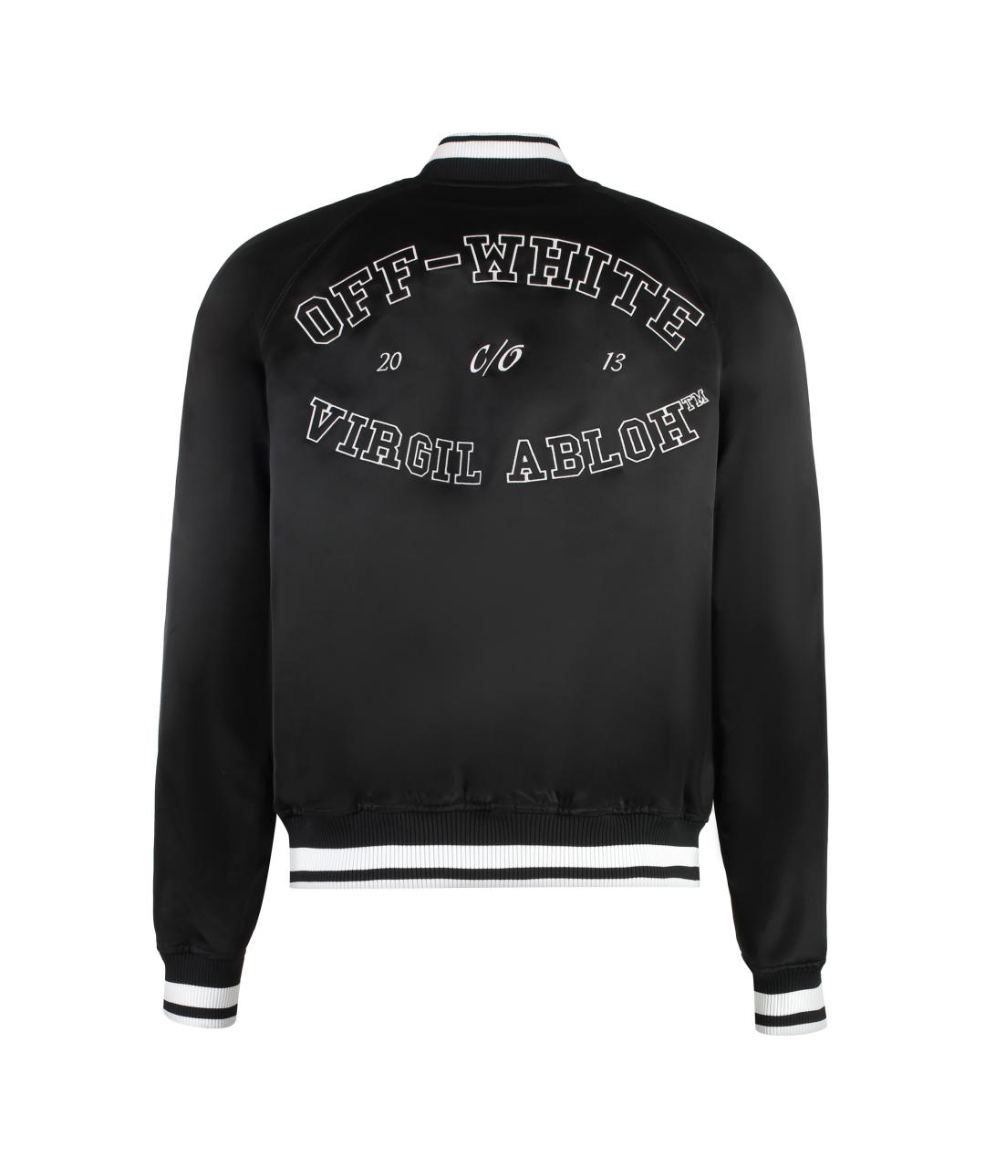 OFF-WHITE Черная вискозная куртка, фото 2