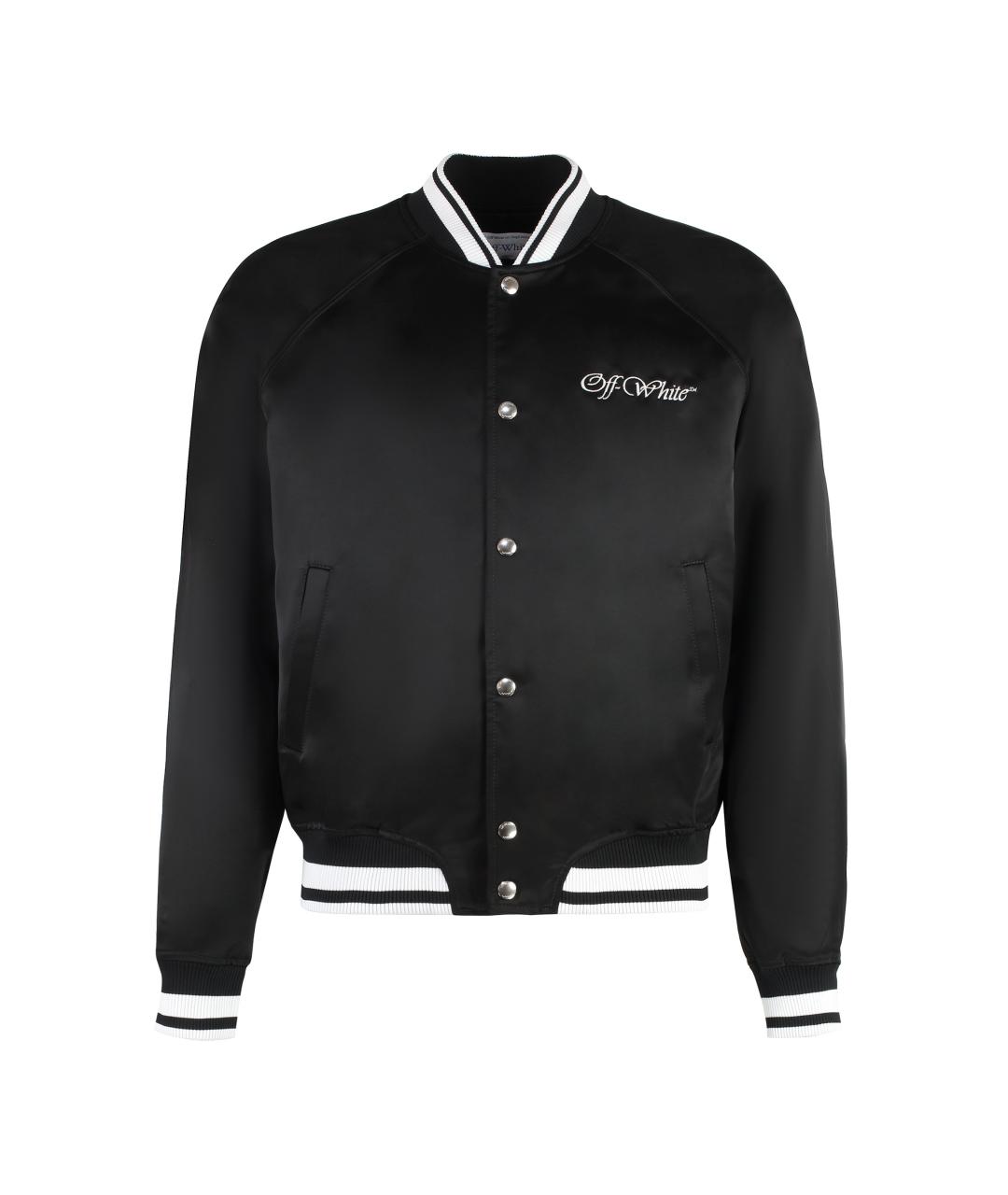 OFF-WHITE Черная вискозная куртка, фото 1