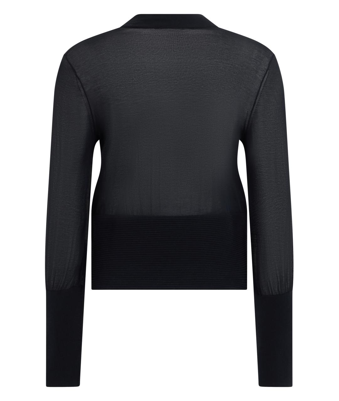 FRAME Черный хлопковый джемпер / свитер, фото 2