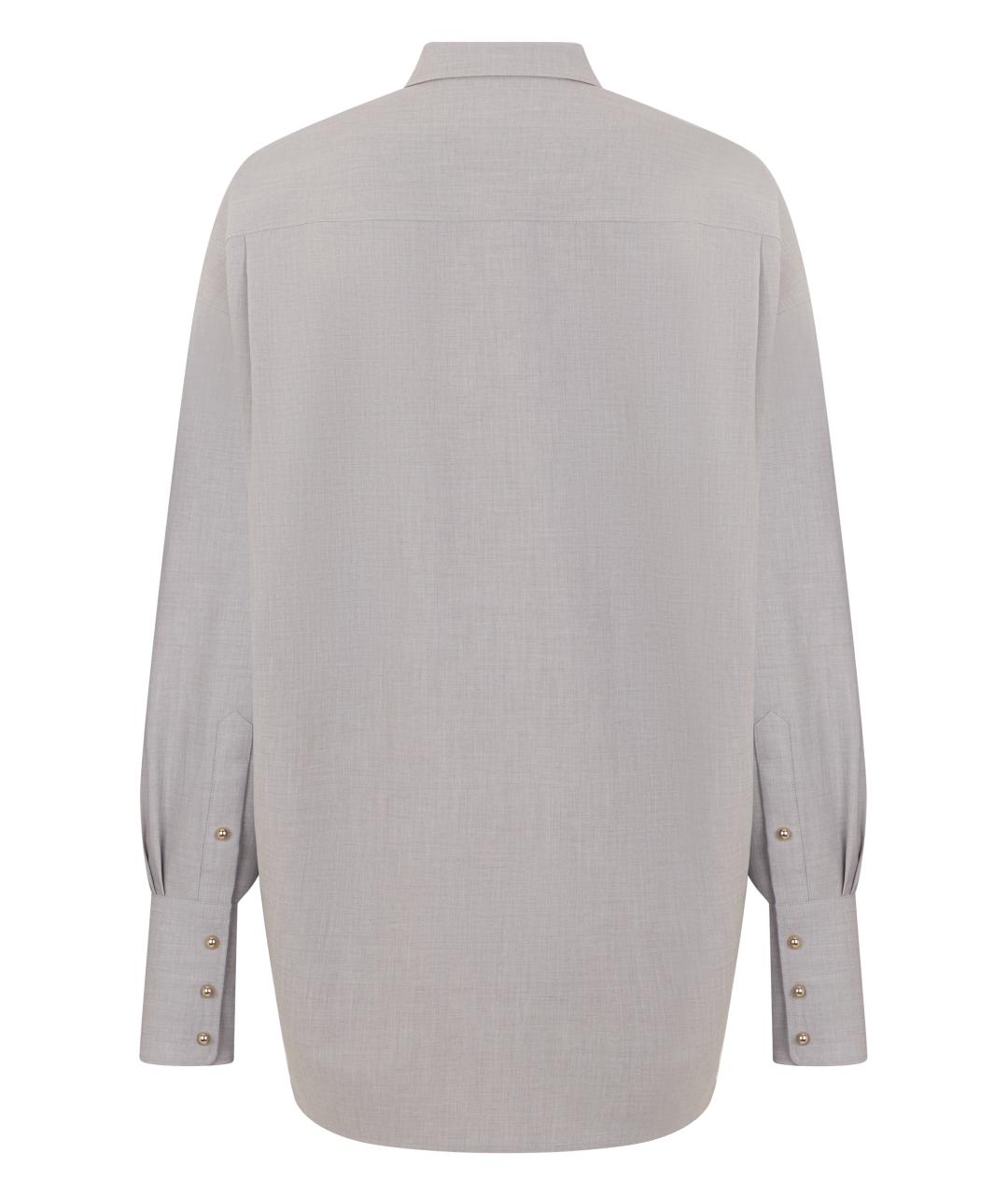 DARKPARK Серая хлопковая рубашка, фото 2