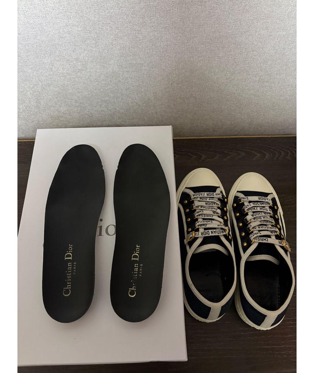 CHRISTIAN DIOR Черные кеды, фото 7