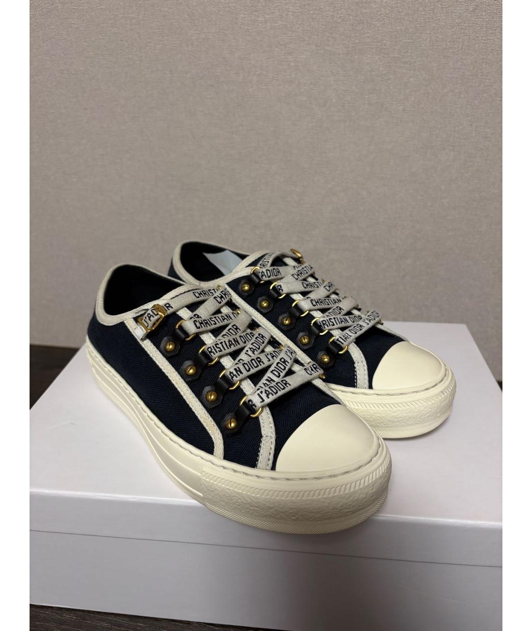 CHRISTIAN DIOR Черные кеды, фото 2
