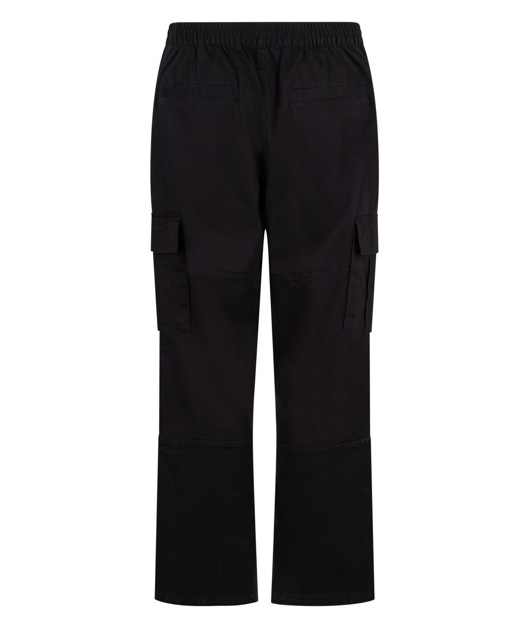 REPRESENT Черные хлопковые повседневные брюки, фото 2