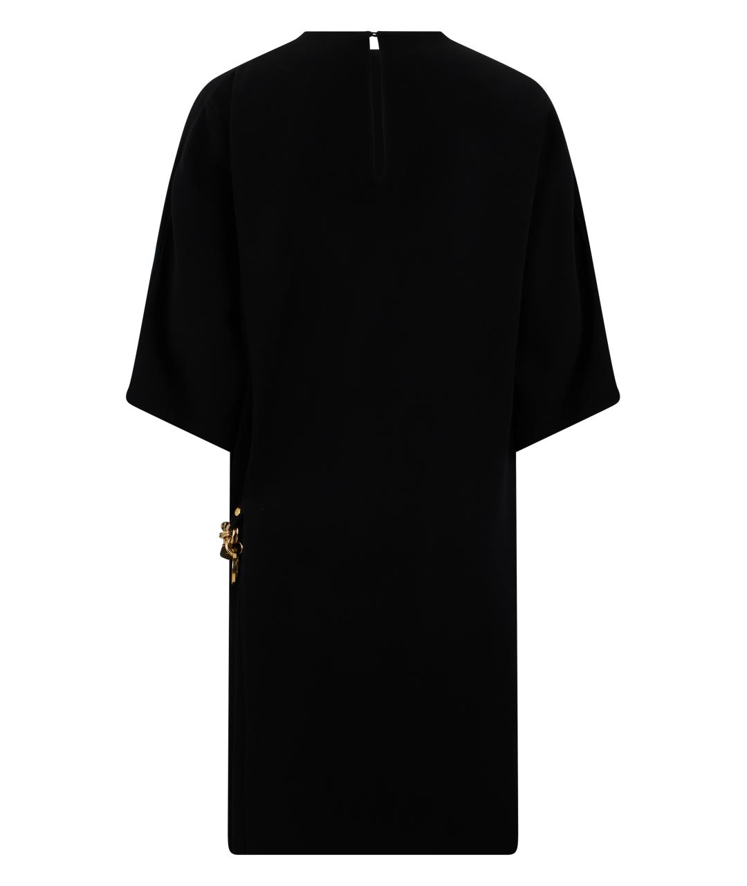 CELINE Черное вискозное платье, фото 2