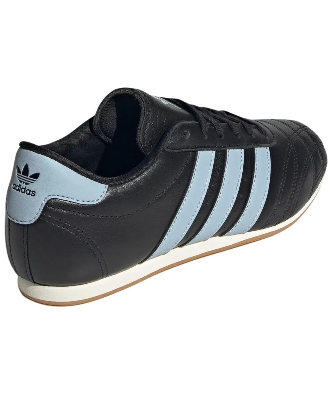 ADIDAS Черные кожаные кеды, фото 4