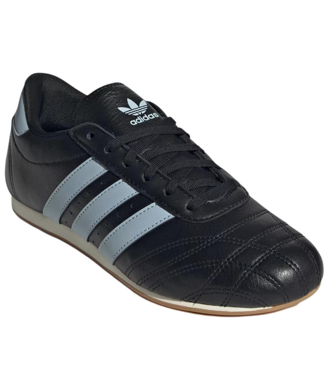 ADIDAS Черные кожаные кеды, фото 3