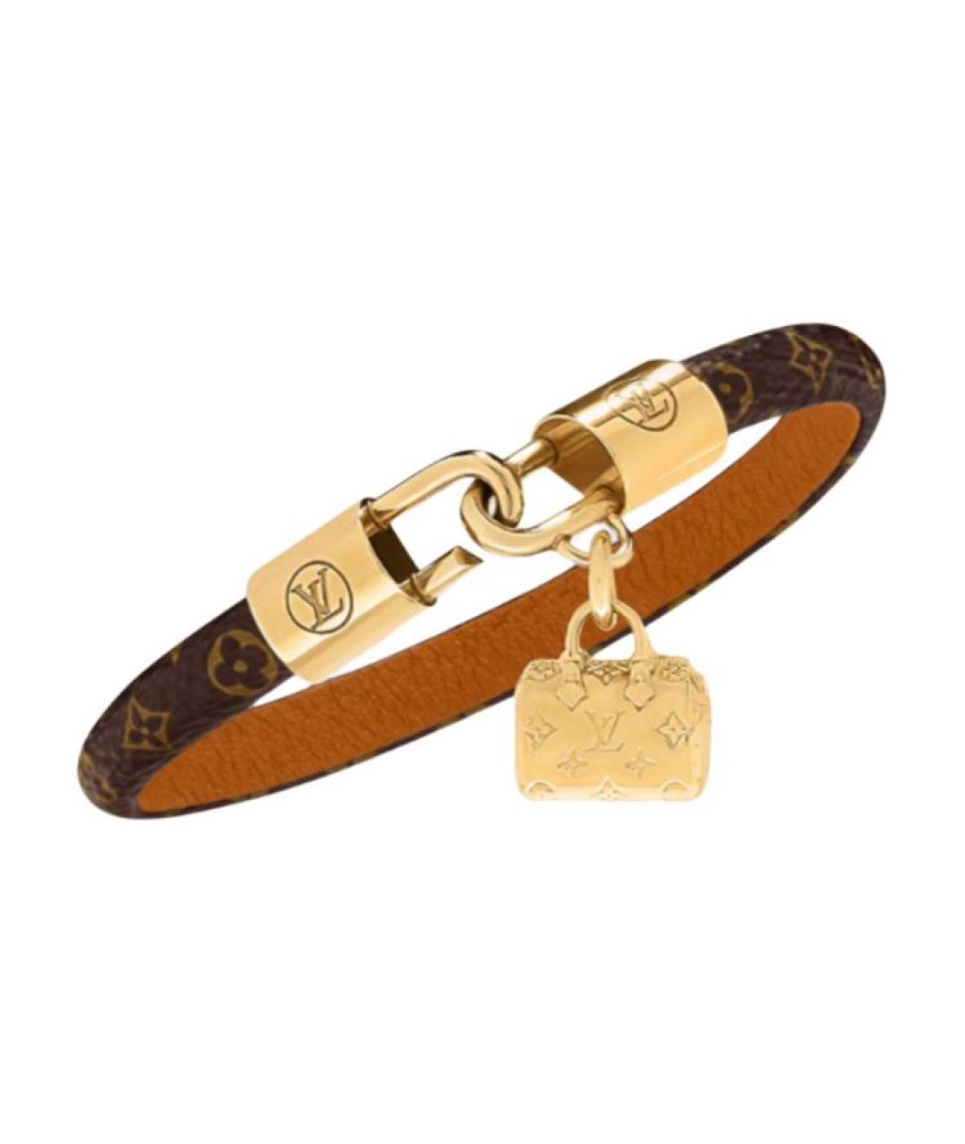 LOUIS VUITTON Коричневый браслет, фото 2