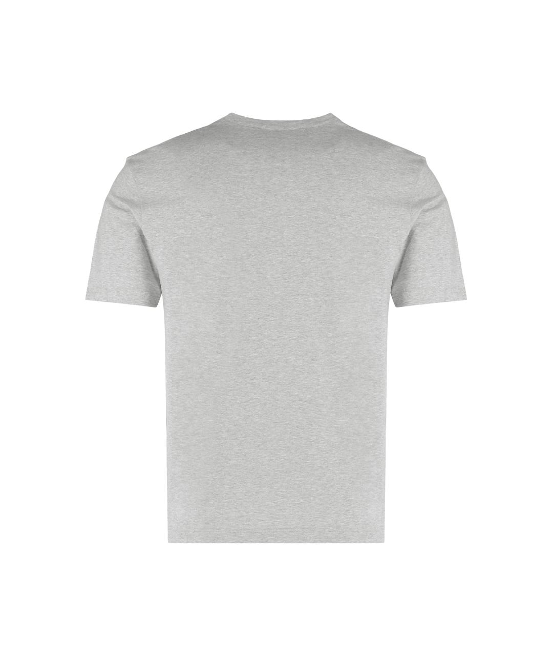 PALM ANGELS Серая хлопковая футболка, фото 3