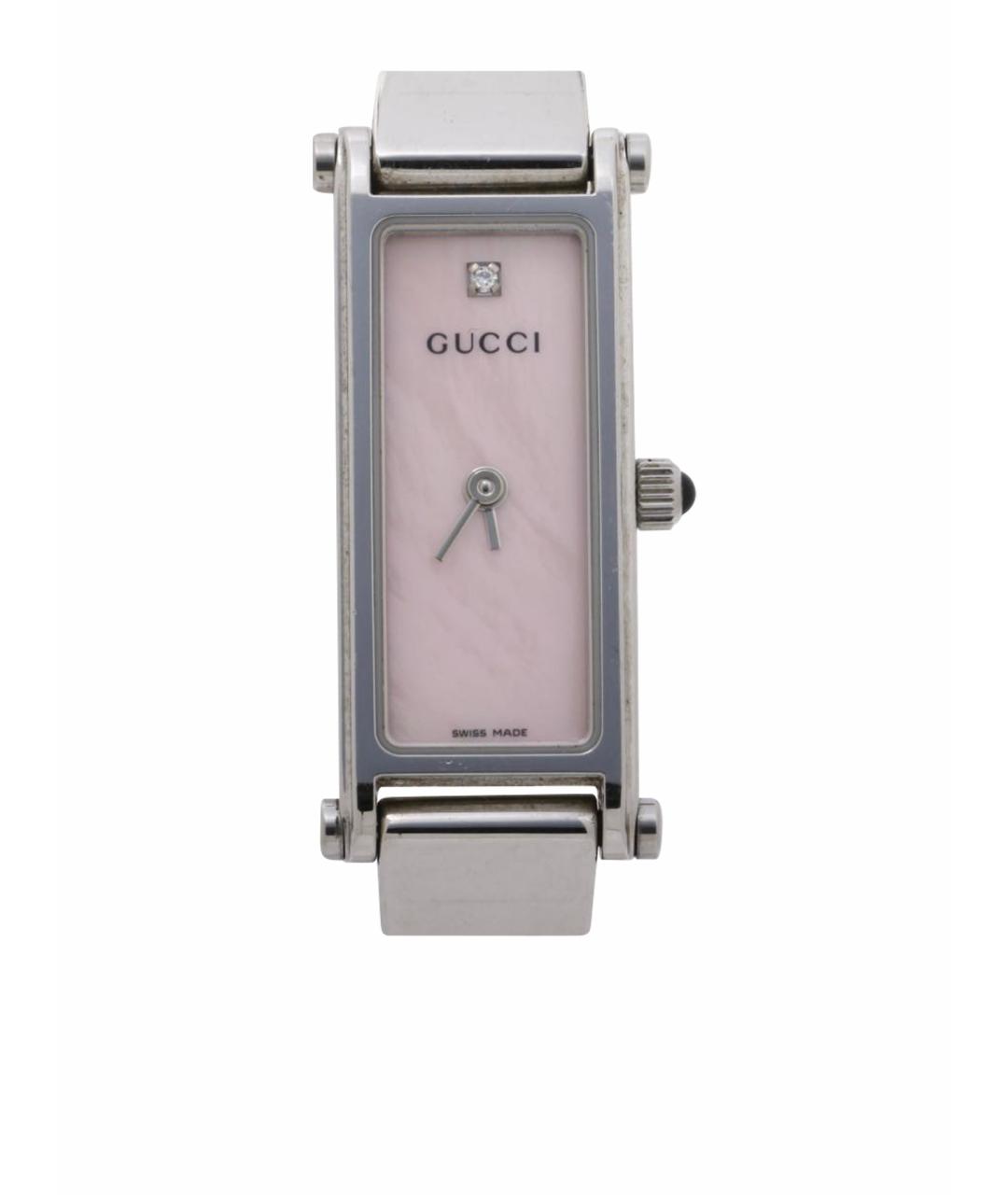 GUCCI Серебряные часы, фото 1