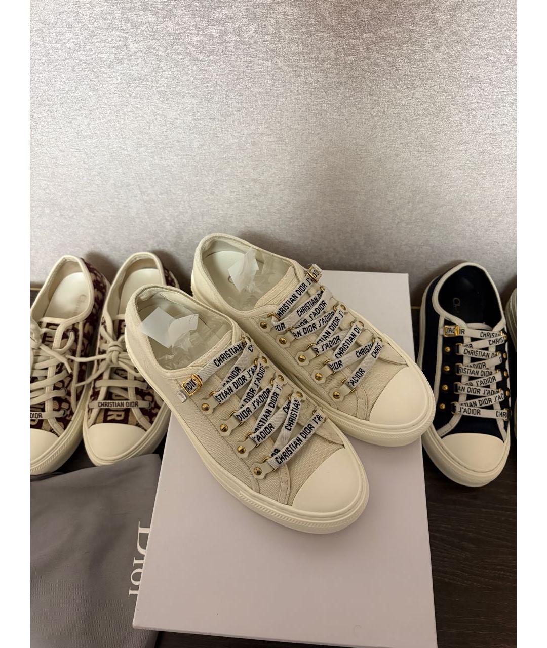 CHRISTIAN DIOR Белые кеды, фото 7