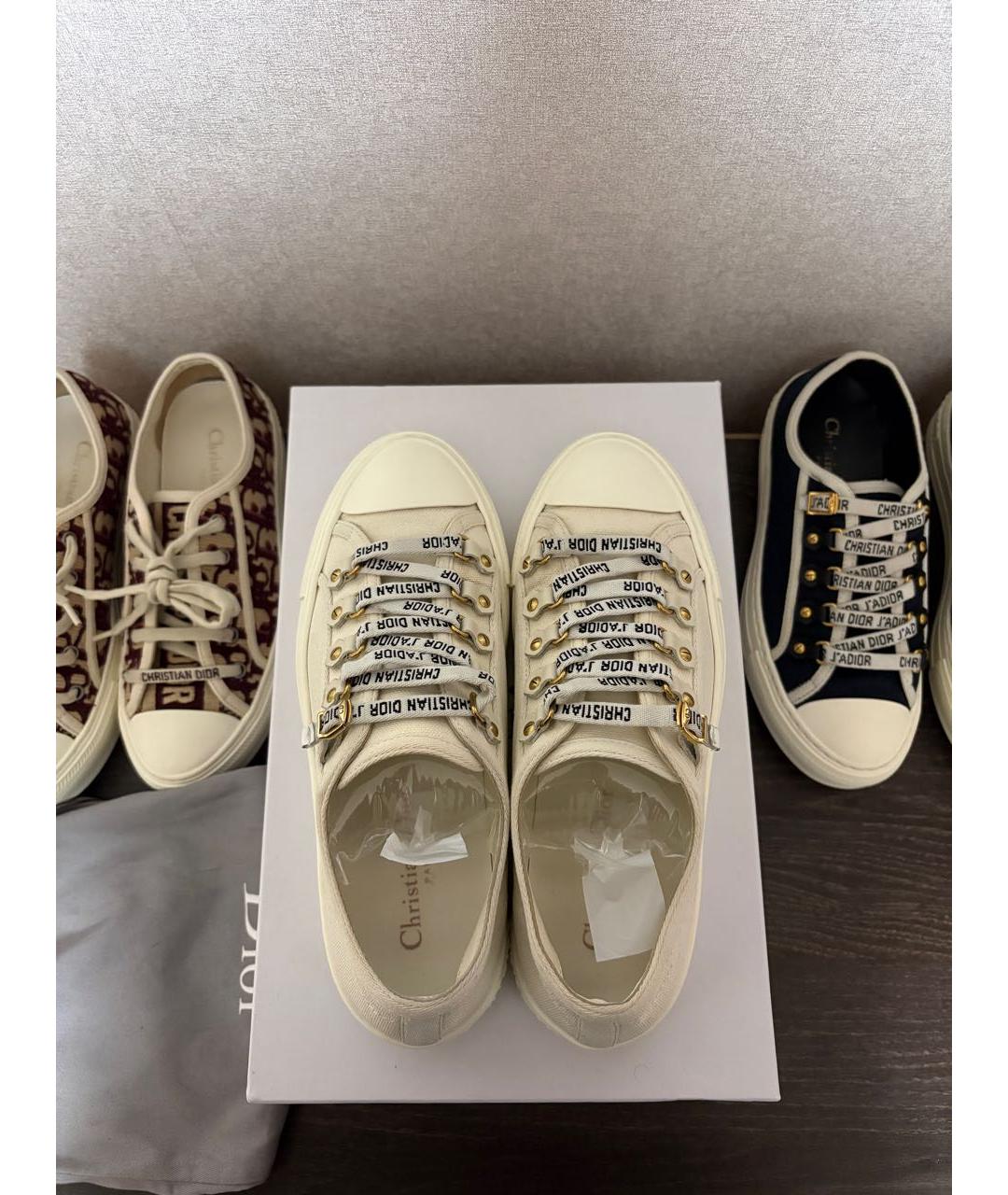 CHRISTIAN DIOR Белые кеды, фото 3