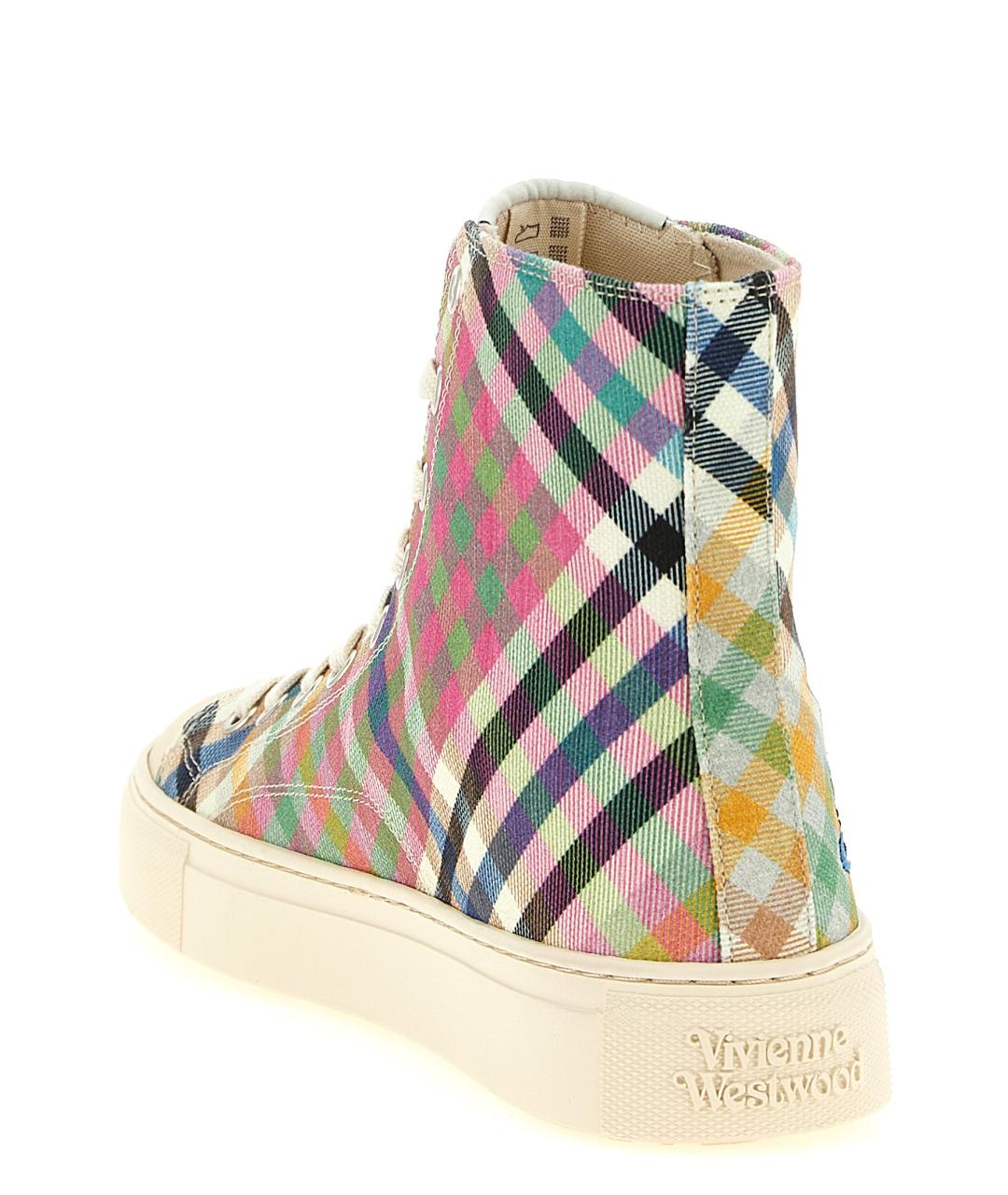 VIVIENNE WESTWOOD Мульти текстильные кеды, фото 3