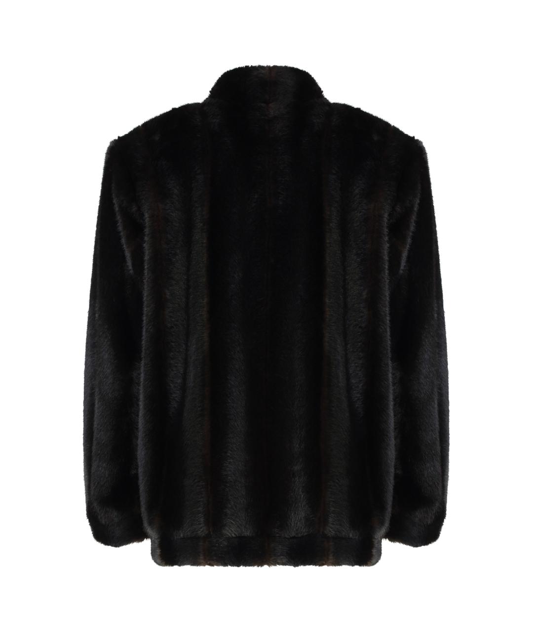MM6 MAISON MARGIELA Коричневая полиэстеровая дубленка, фото 2