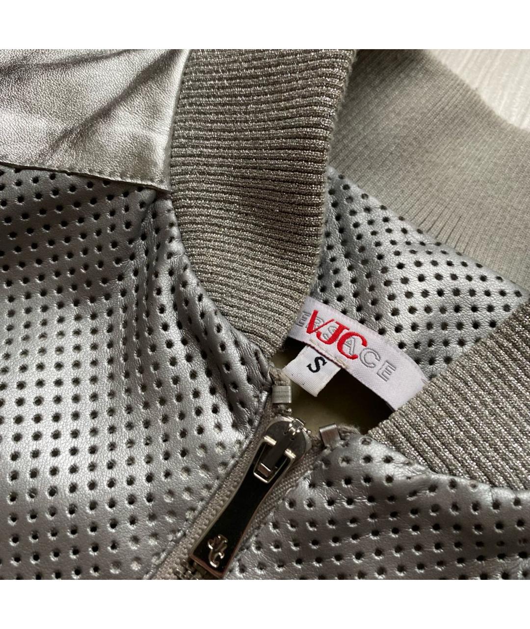 VERSACE JEANS COUTURE Серебряная куртка, фото 3