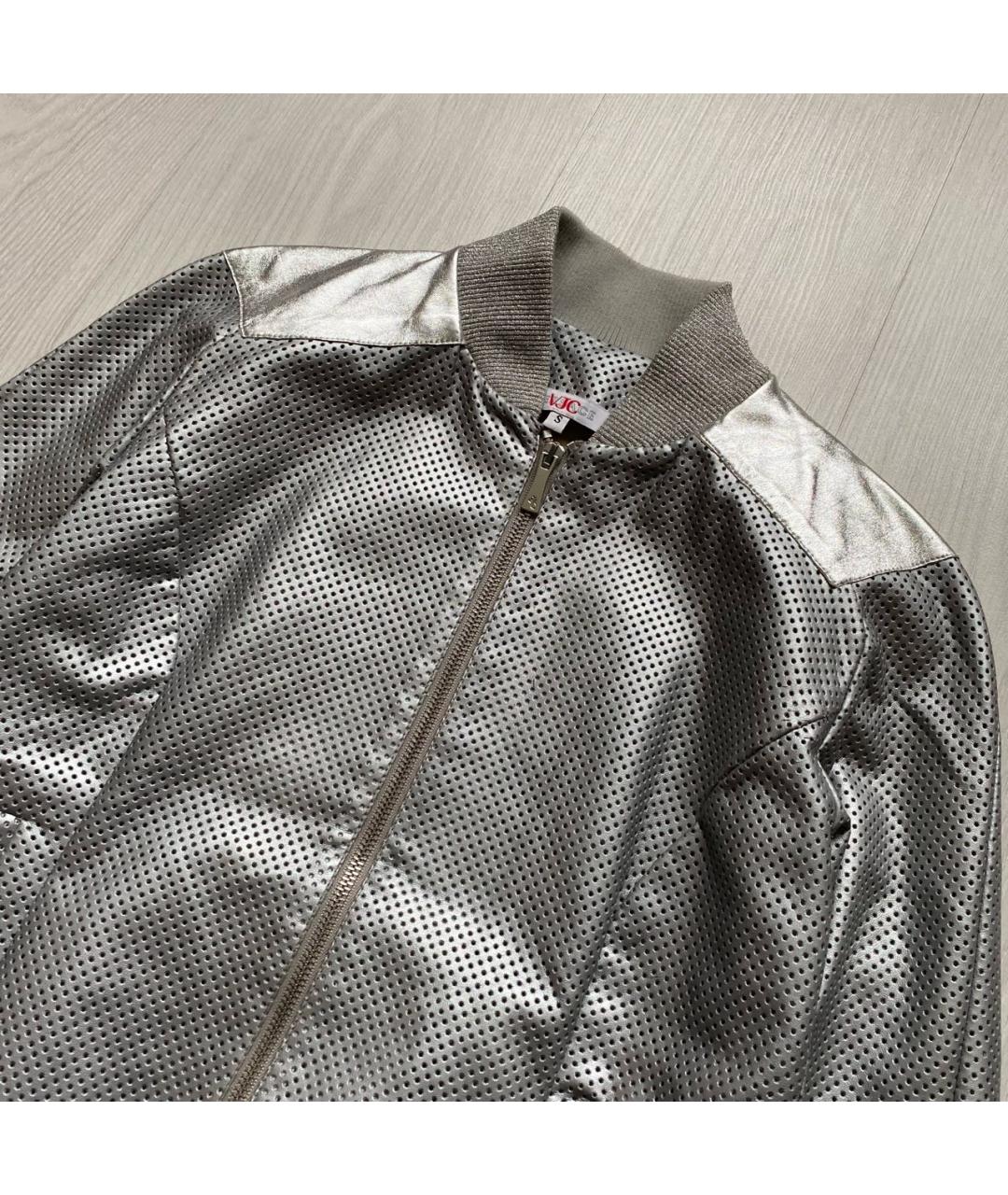 VERSACE JEANS COUTURE Серебряная куртка, фото 2