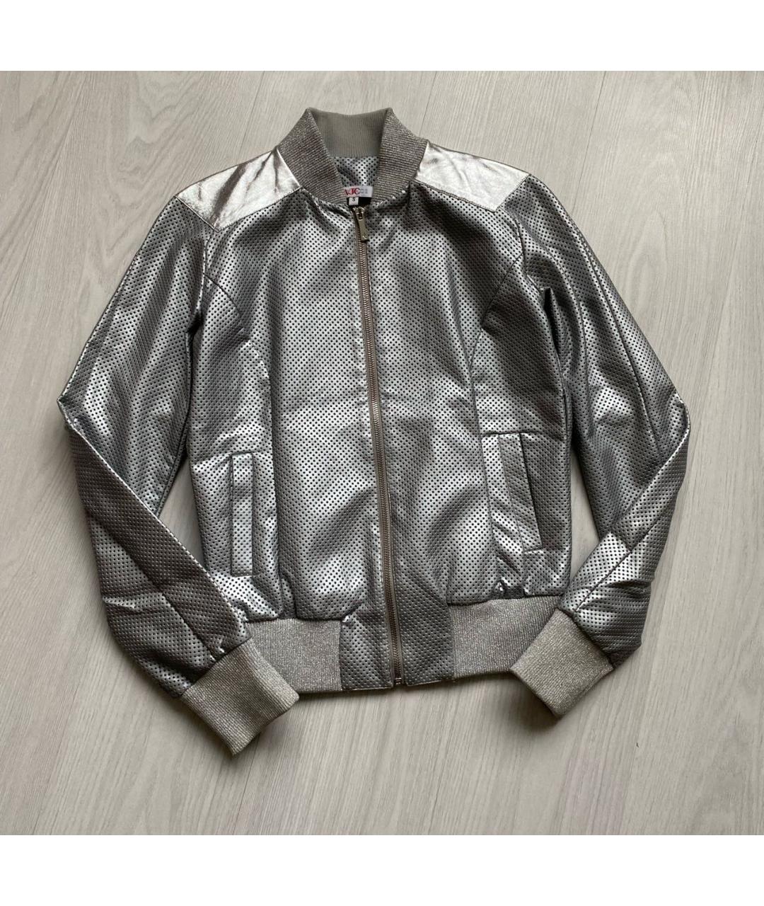 VERSACE JEANS COUTURE Серебряная куртка, фото 4